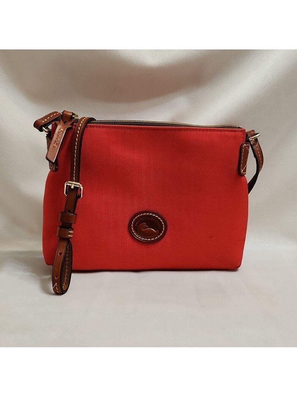 Dooney & Bourke Nylon Leather Crossbody Bag